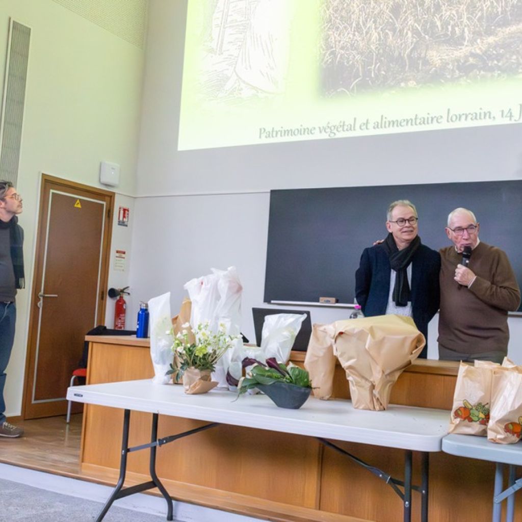 SCHN - Actualités - Retour sur la conférence du 14/01/2024 de Sébastien ANTOINE, À la découverte de notre patrimoine végétal et alimentaire lorrain