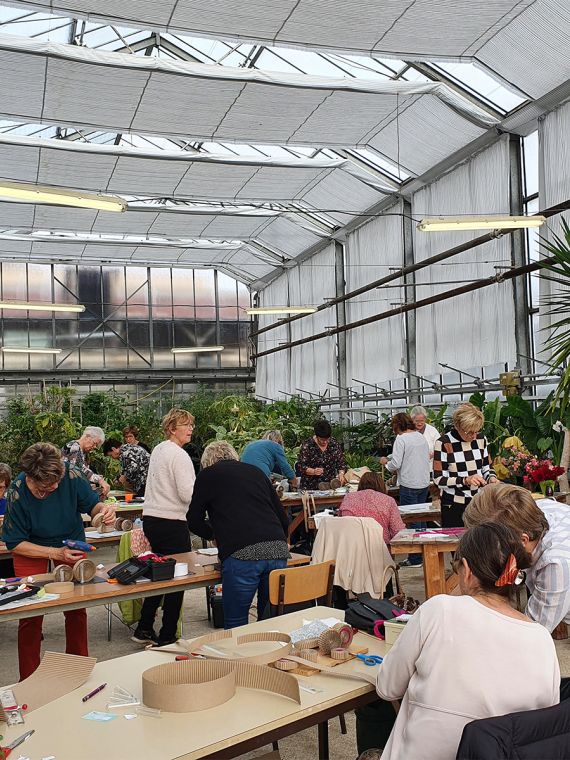 SCHN - Activités - Atelier d'art floral - Serres municipales de la Ville de Nancy