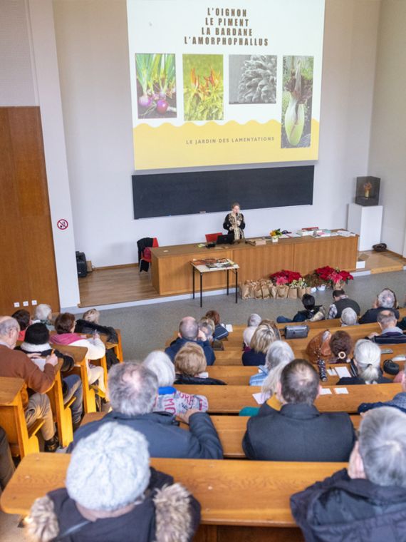 SCHN - Activités - Conférences et rencontres - Conférence "Cultivons notre jardin", amphi Cuenot au Muséum Aquarium de Nancy