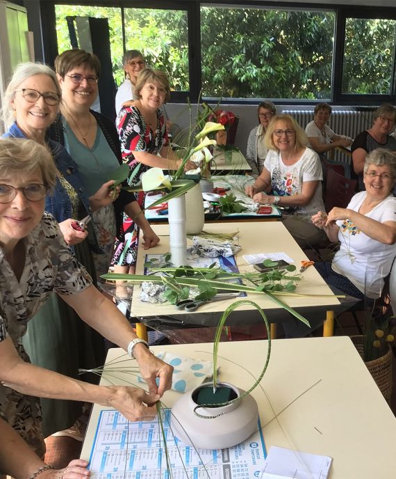 SCHN - Activités - Atelier d'art floral - MJC des Trois Maisons