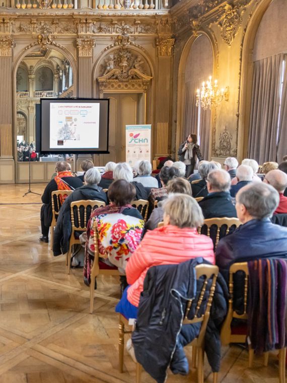 SCHN - Activités - Conférences et rencontres - Conférence, grand salon de l'Hôtel de Ville de Nancy