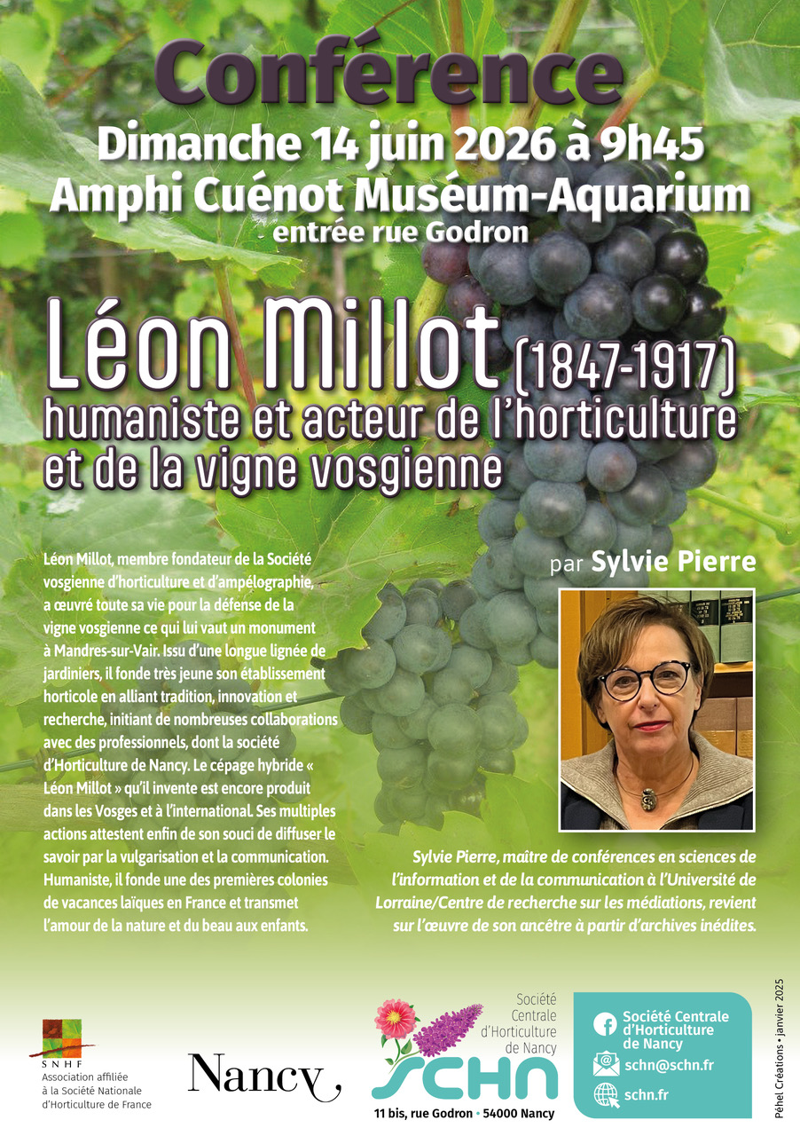 Léon Millot (1847-1917) : un humaniste acteur de l’horticulture et de la vigne vosgienne